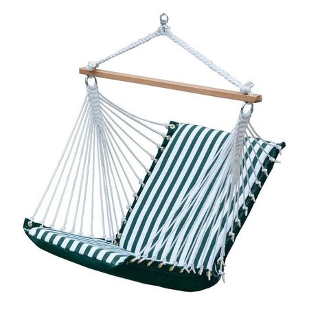 ALGOMA NET Algoma Net 1500S216214 Sunbrella Hanging Soft Comfort Chair; Green 1500S216214